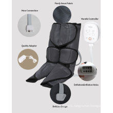 Air Compression Leg Massager Foot Calf and Thigh Circulation Massage with Portable Handheld Controller